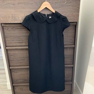 LOFT black sheath dress with keyhole detail, sz. 0